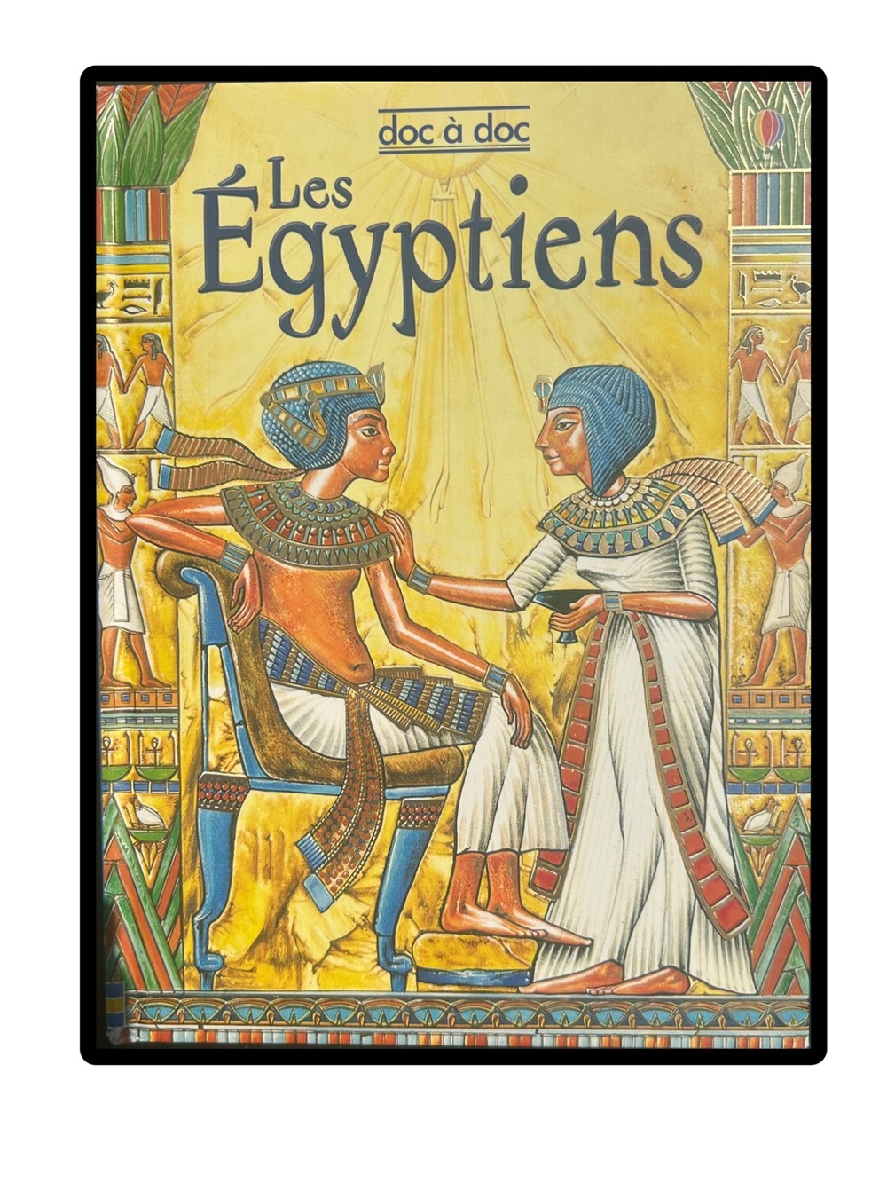 BUNDLE & SAVE 🎉FRENCH Usborne doc a doc Les Égyptiens Illustrated Hardcover Book